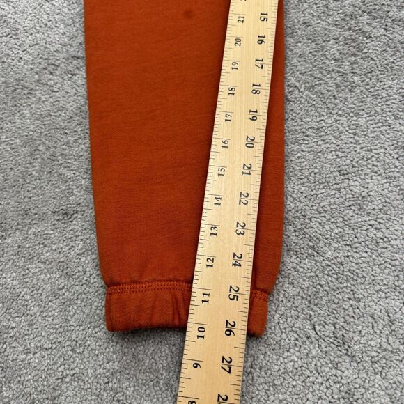 Maison Article Shoe Palace Jogger Sweatpants Men Medium Rust Orange Fleece 32x26 - Picture 15 of 16